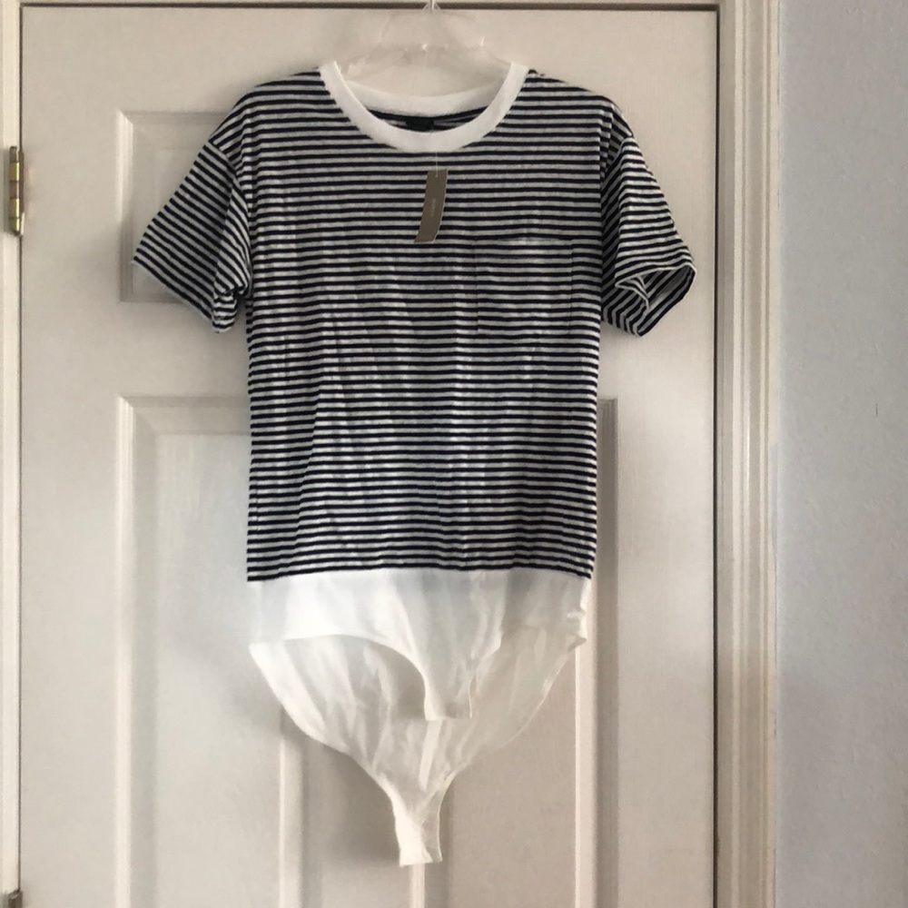 NWT J-Crew tee shirt bodysuit